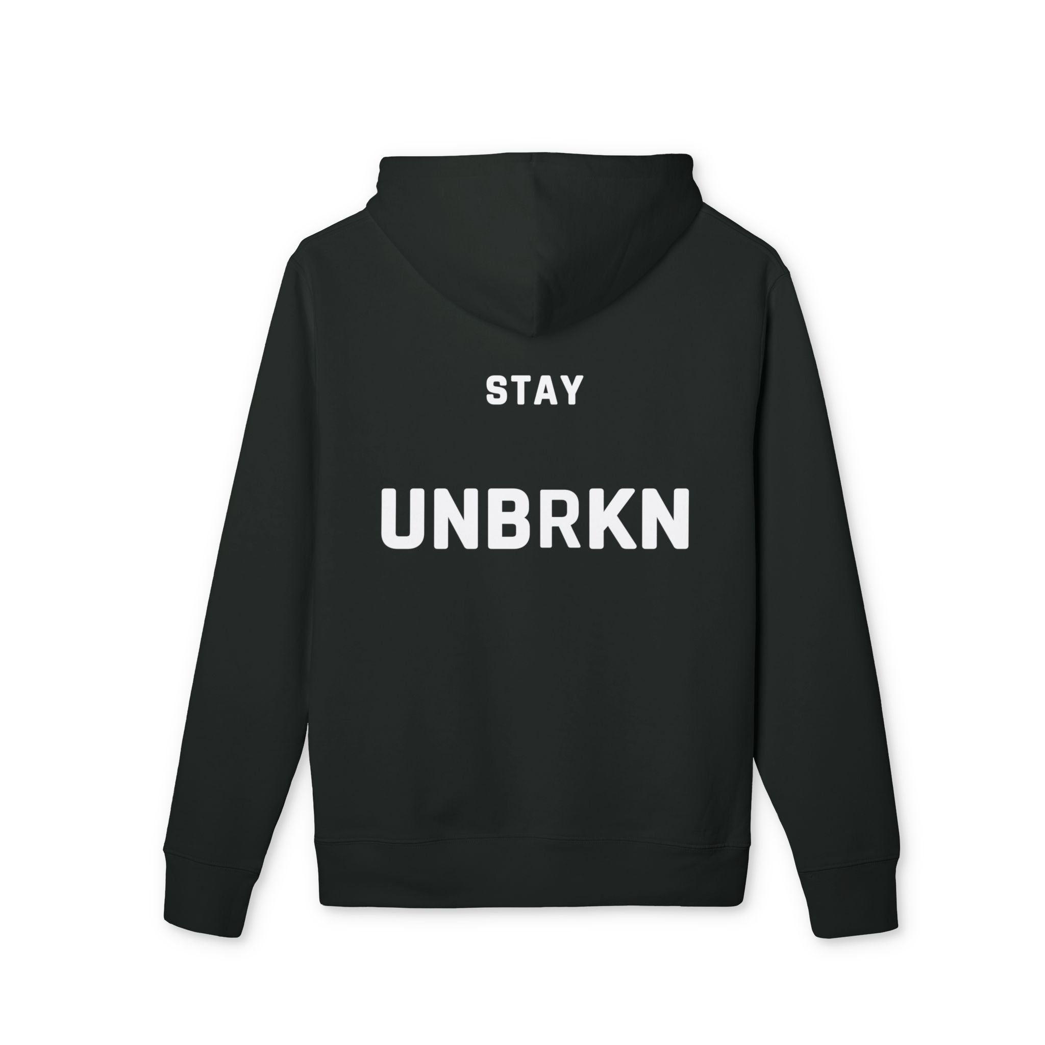 Stay UNBRKN Black Hoodie – Heavyweight Edition